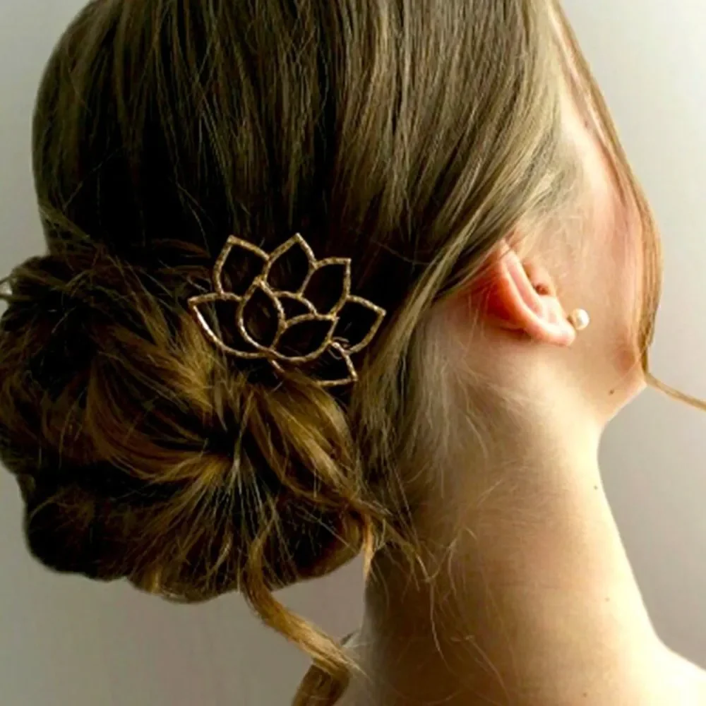 ✨🪷 🆕🪷Lotus BoHo Festival Metal Hair Pins🪷✨